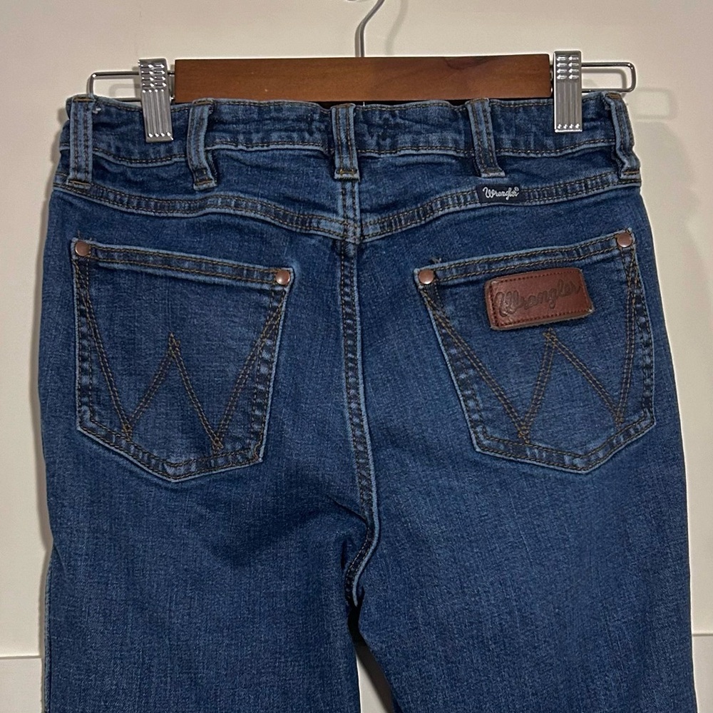 Wrangler “Retro Bailey” high rise trouser jeans - dark wash, 28 x 32 - Picture 4 of 5